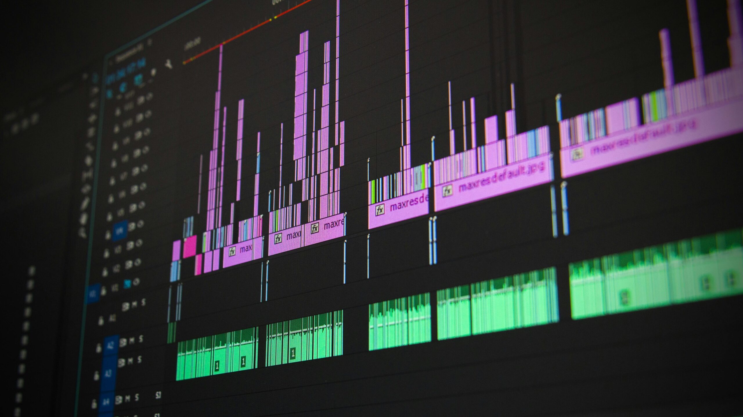 Video editing edited scaled
