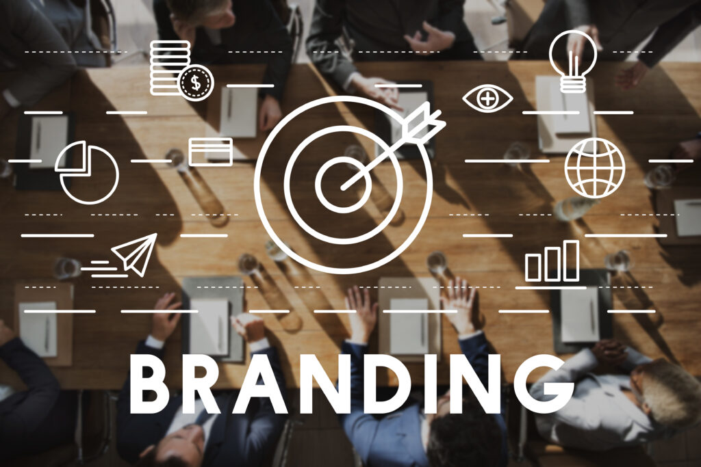 branding advertisment copyright value profile concept