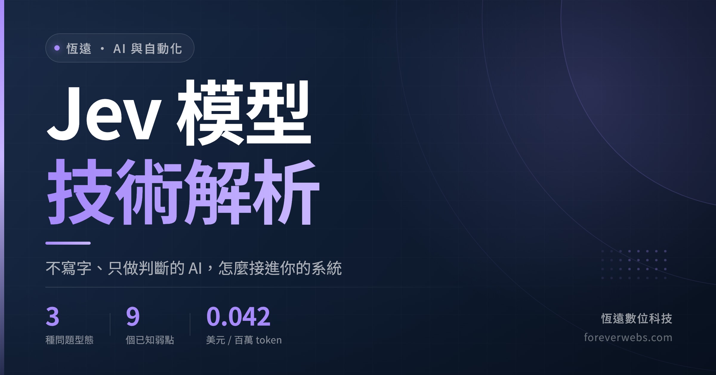 Jev 模型技術解析封面：不寫字、只做判斷的 TypeSafe System One 決策模型怎麼接進企業系統